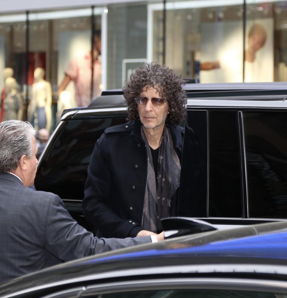 Howard Stern at Good Morning America.