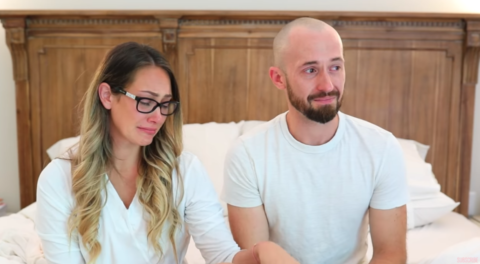 Myka and James Stauffer shocked their fans when they announced that they had given up adopted son Huxley. photo: YouTube/Myka Stauffer 