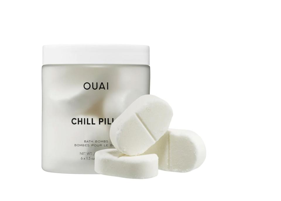 8) OUAI Chill Pills Bath Bombs