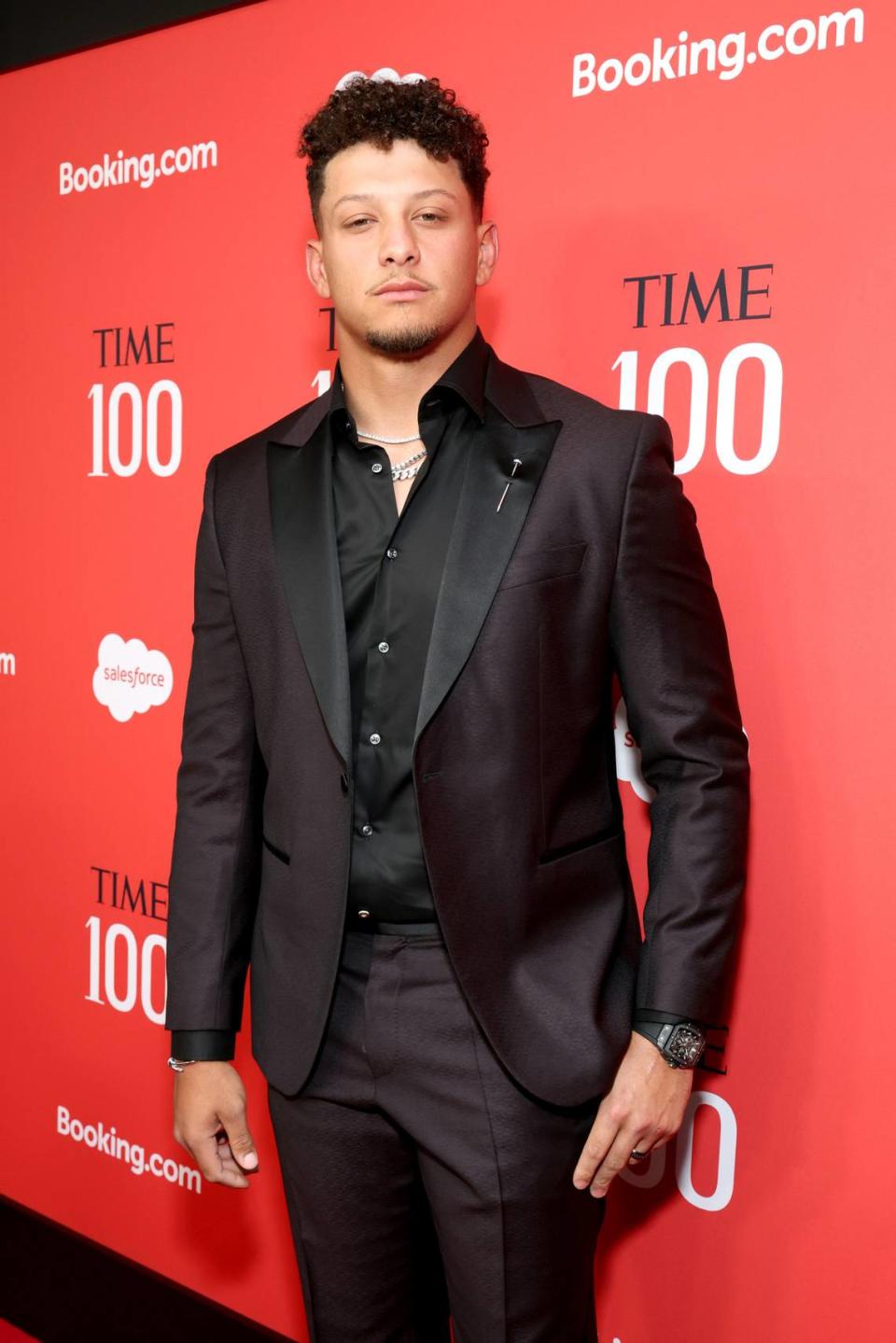 Patrick Mahomes attends the 2024 TIME 100 Gala at Jazz at Lincoln Center on April 25, 2024 in New York City.