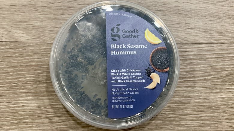 Target Black Sesame Hummus