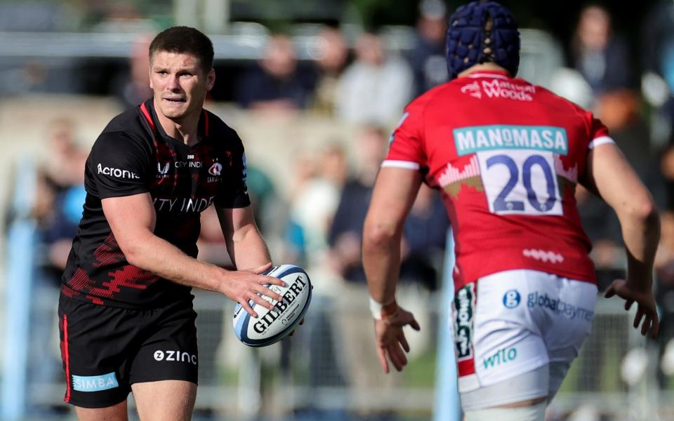 Owen Farrell - Gallagher Premiership team of the weekend: English wings spark Exiles’ carnival hat-trick - GETTY IMAGES