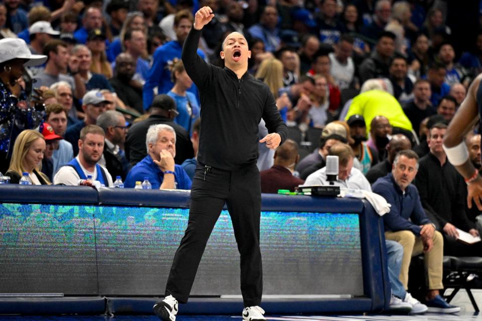 洛杉磯快艇隊總教練Tyronn Lue。路透社