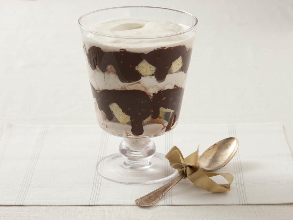 <strong>Get the <a href="http://www.huffingtonpost.com/2011/10/27/chocolate-hazelnut-trifle_n_1059558.html">Chocolate-Hazelnut Trifle recipe</a> from Gina Marie Miraglia Eriquez </strong>