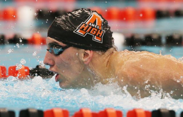 Ames senior Fisher wants to end swimming career with a bang at state