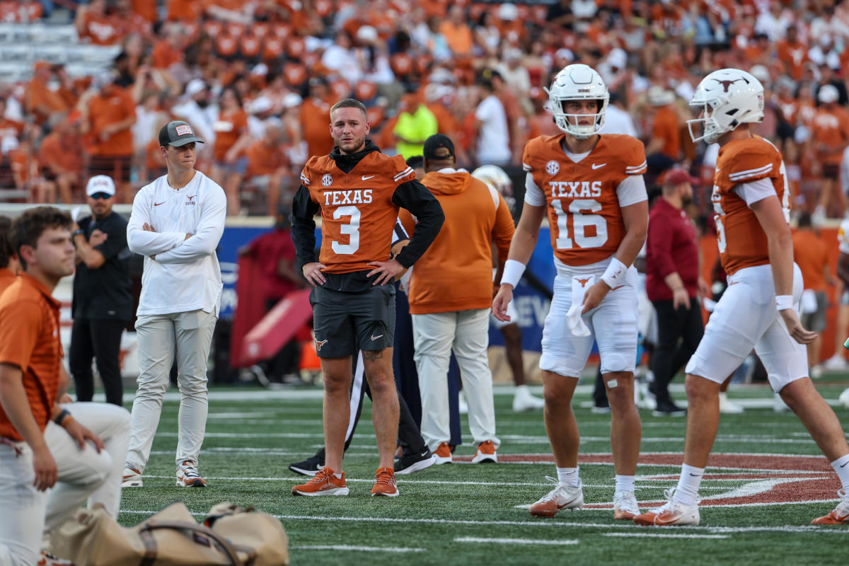 Quinn Ewers still questionable, Arch Manning may start for No. 1 Texas’ SEC debut vs. Mississippi State