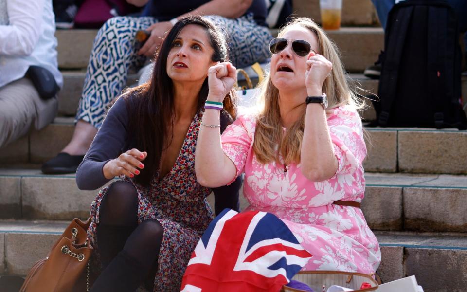 Wimbledon fans - Steven Paston/PA Wire