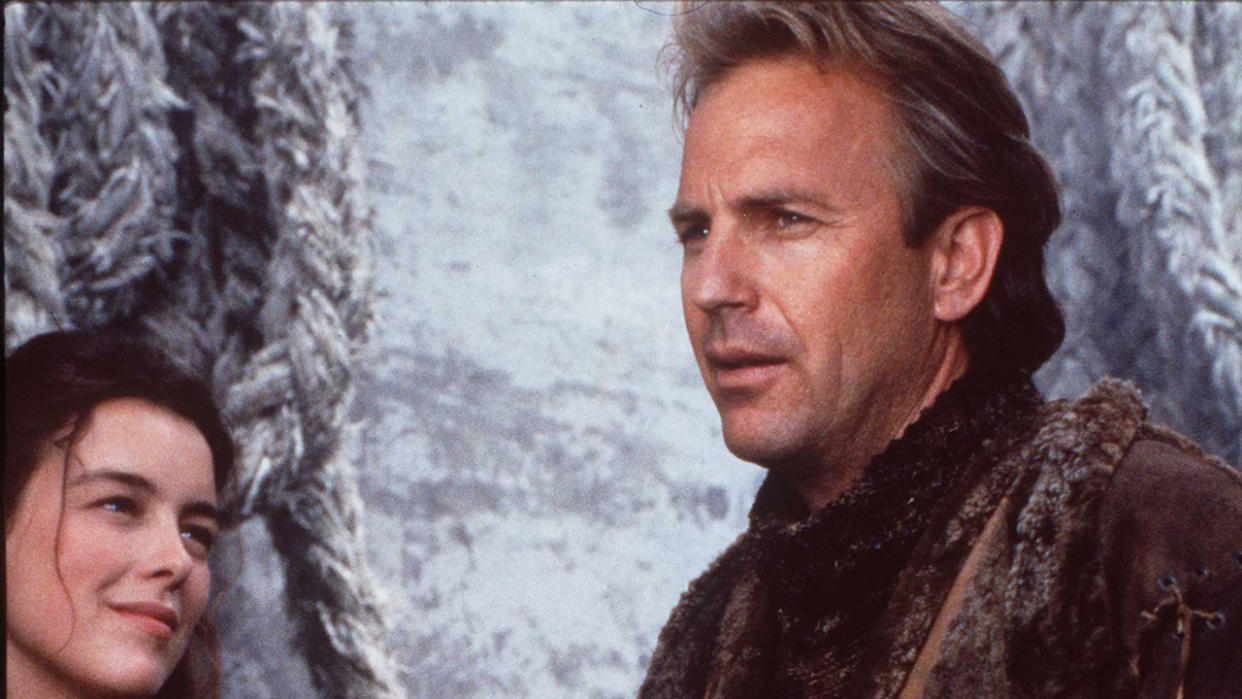  Photo of Kevin Costner in The Postman 1997 Warner Bros. shared with Getty. 