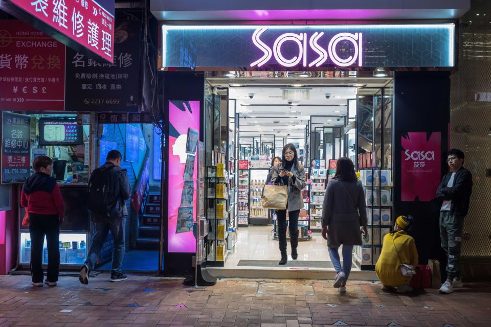 A Sa Sa store in Hong Kong. (Billy H.C. Kwok/Bloomberg)