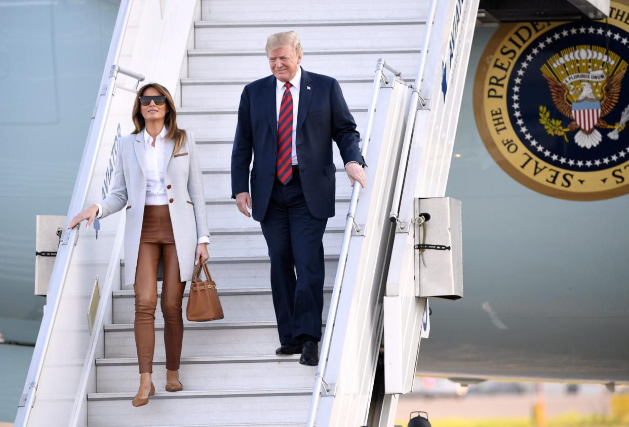 Melania Trump's parents, Viktor and Amalija Knavs, were granted US citizenship on Thursday: REUTERS