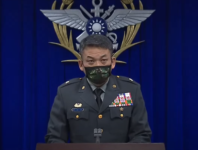 國防部訓練參謀次長室軍事訓練處處長劉慎謨少將。（翻攝自YouTube）