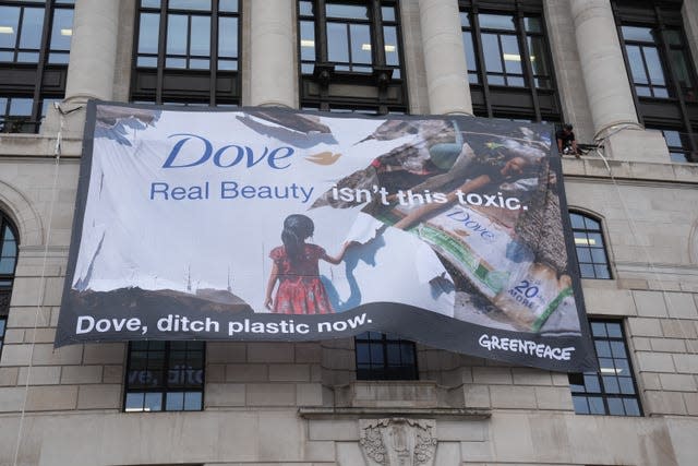 Greenpeace Unilever protest