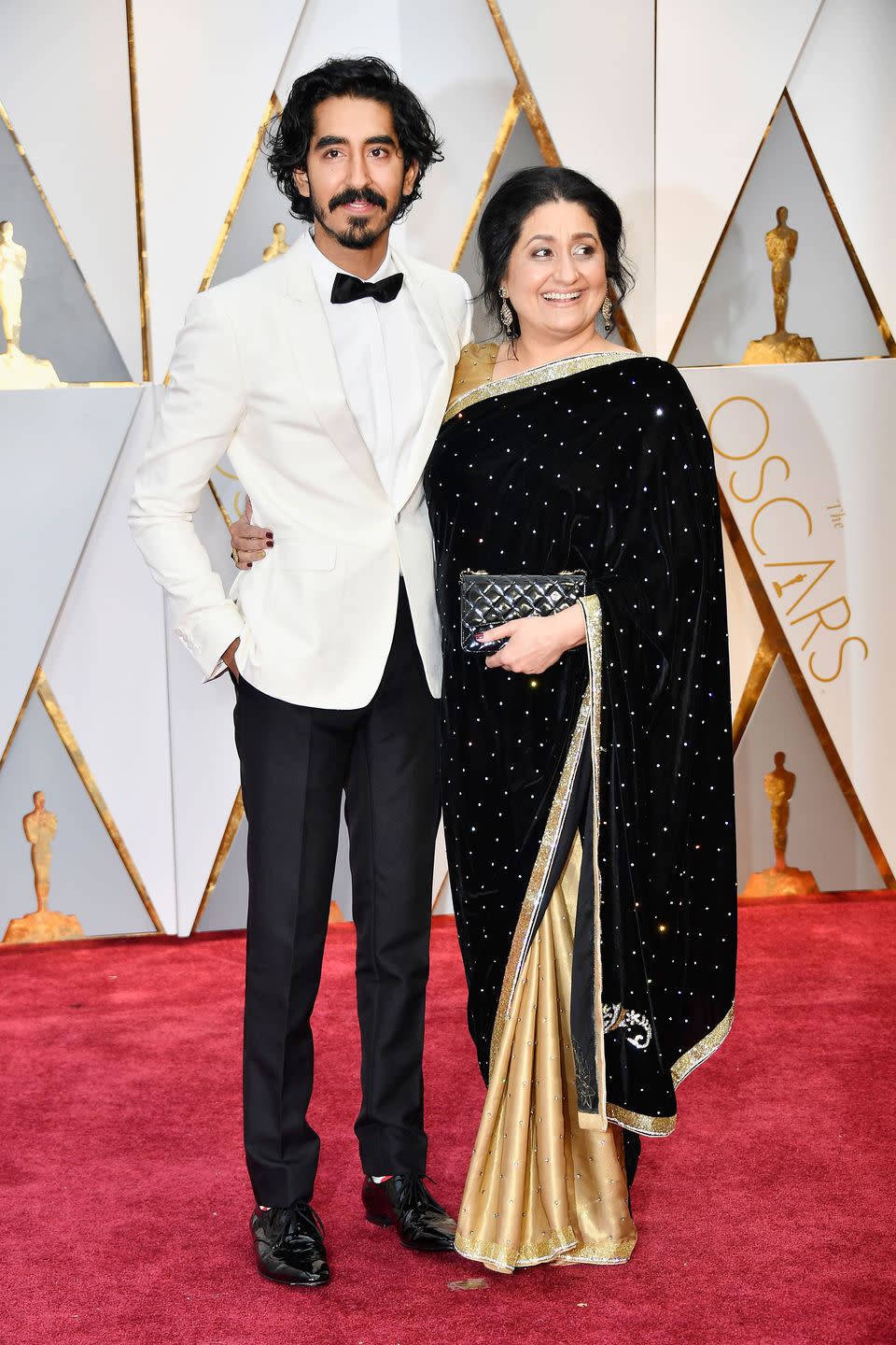 Dev Patel and Anita Patel