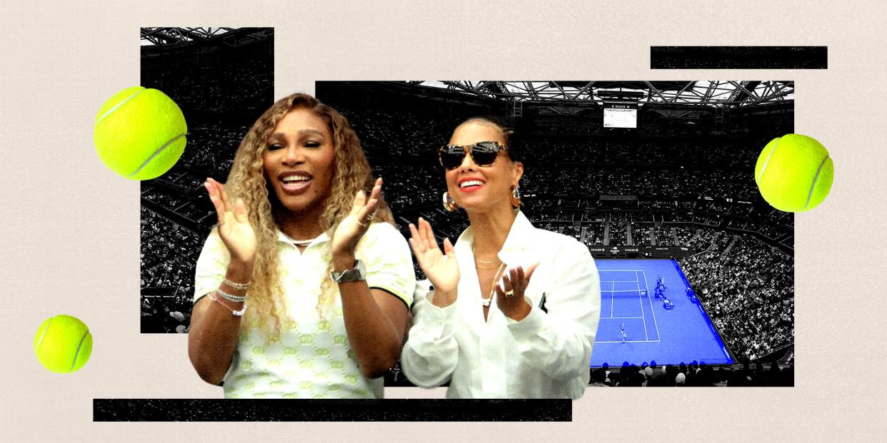 Serena Williams and Alicia Keys.