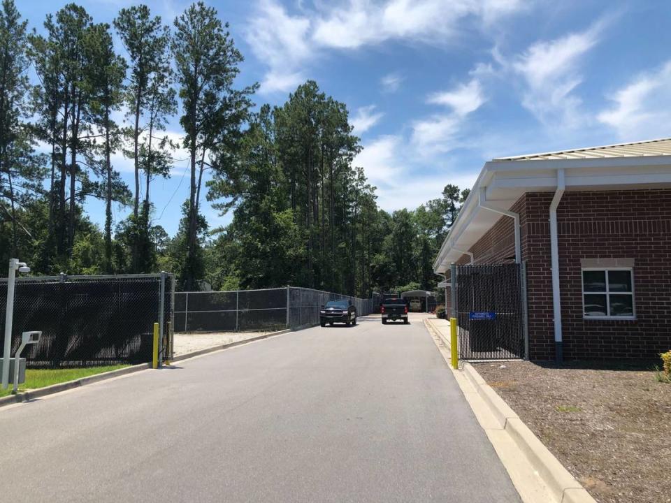 The side of the Colleton County Sheriff’s Office on June 24, 2021