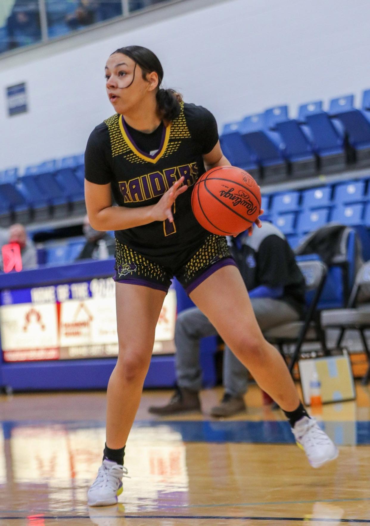 Mya Perry is one of three Reynoldsburg seniors who will play Division I women’s college basketball. She has signed with Ohio State. “It’s my hometown and I want everyone who has watched me since I was little to watch me in college,” Perry said.