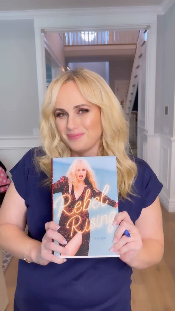 Wilson’s book, “Rebel Rising,” is set to be published April 2. Instagram/@rebelwilson