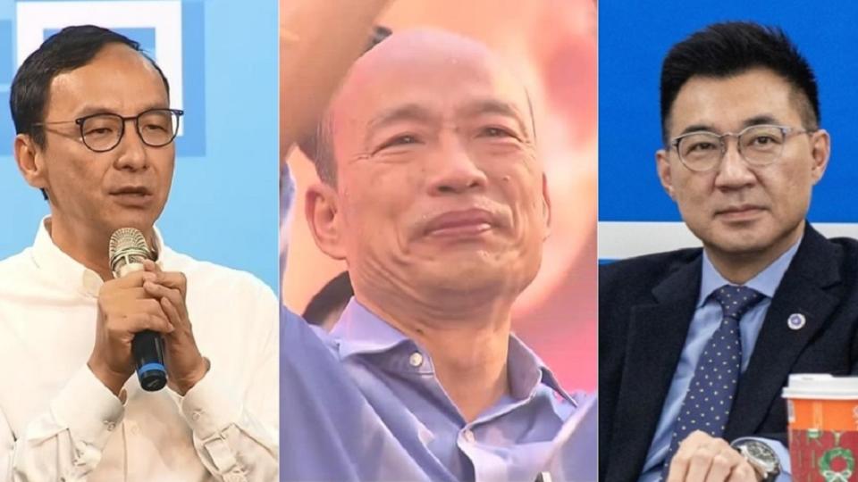 命理師分析3人政治路。（圖／TVBS資料畫面、翻攝自江啟臣臉書）