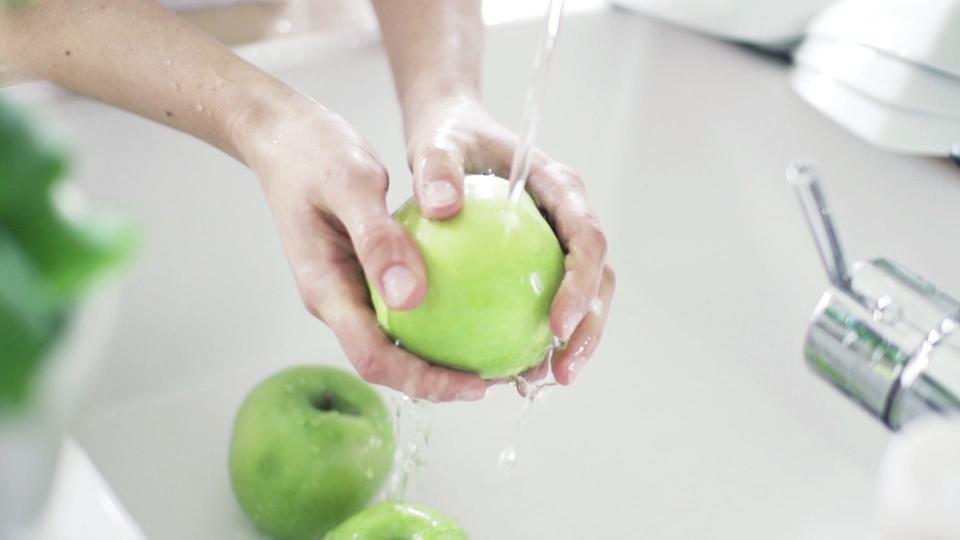 Fruits or vegetables should be washed with soap immediately before storage and wash again before consuming.