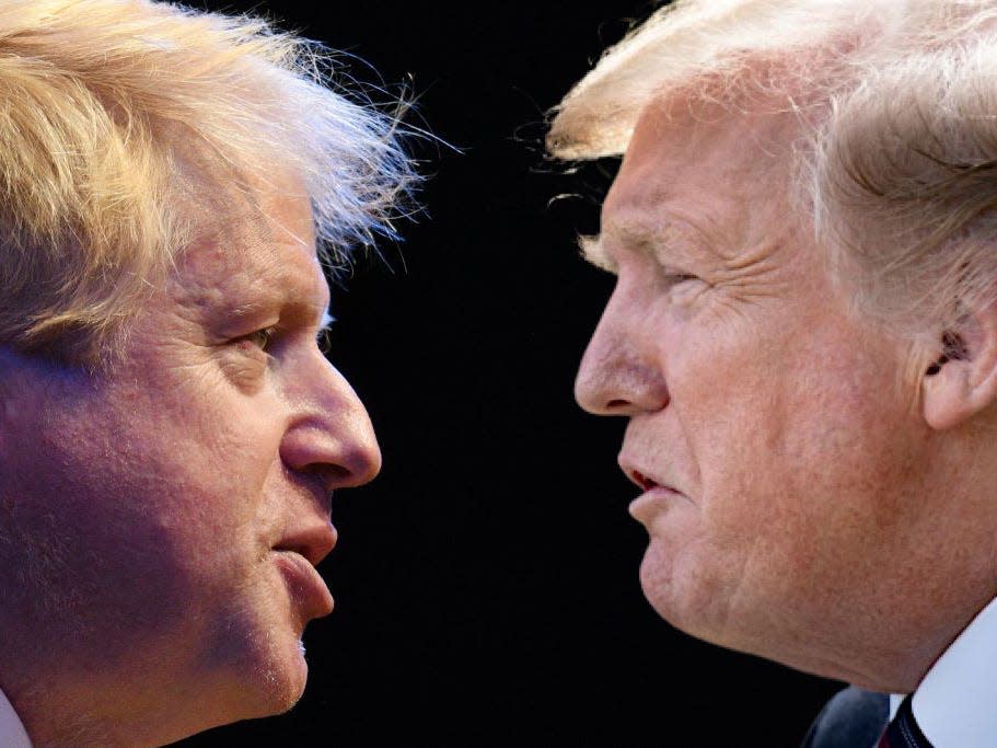 boris johnson donald trump