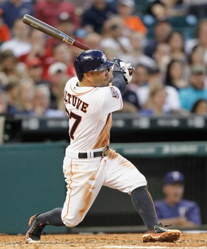 Jose Altuve is hitting .336 with 11 stolen bases this season. (AP)