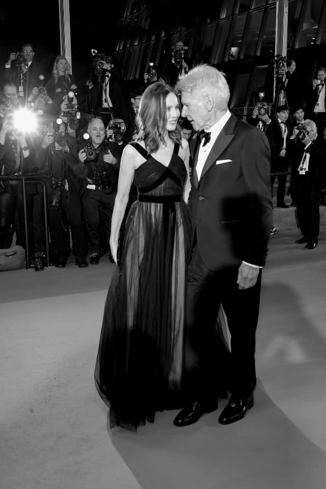 Harrison Ford attends the Cannes Film Festival premiere of the new