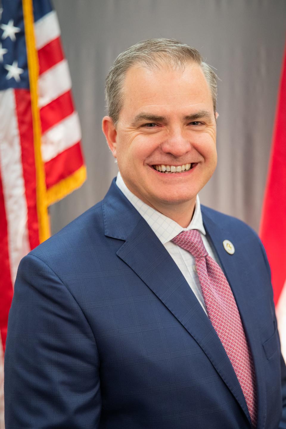 Official portrait of Georgia State Sen. Shawn Still. Still was charged Monday, Aug. 14, 2023 in an indictment alledging Donald Trump and others were part of a scheme to illegally overturn the 2020 election results in Georgia.