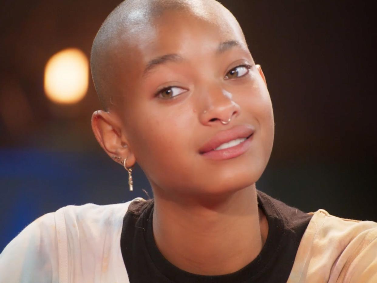 Willow Smith on an episode of "Red Table Talk."