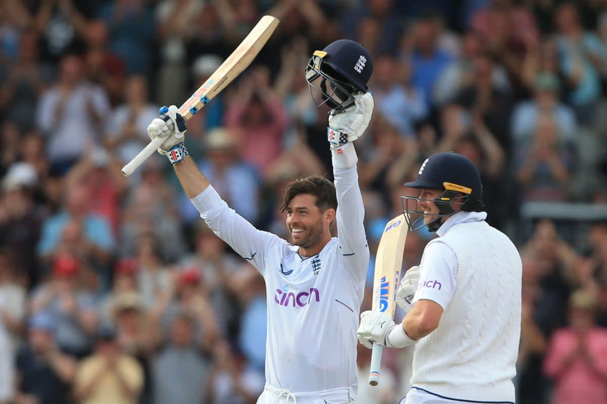 Ben Foakes made a career-best 113 and was unbeaten when England declared on 415-9  (AFP via Getty Images)