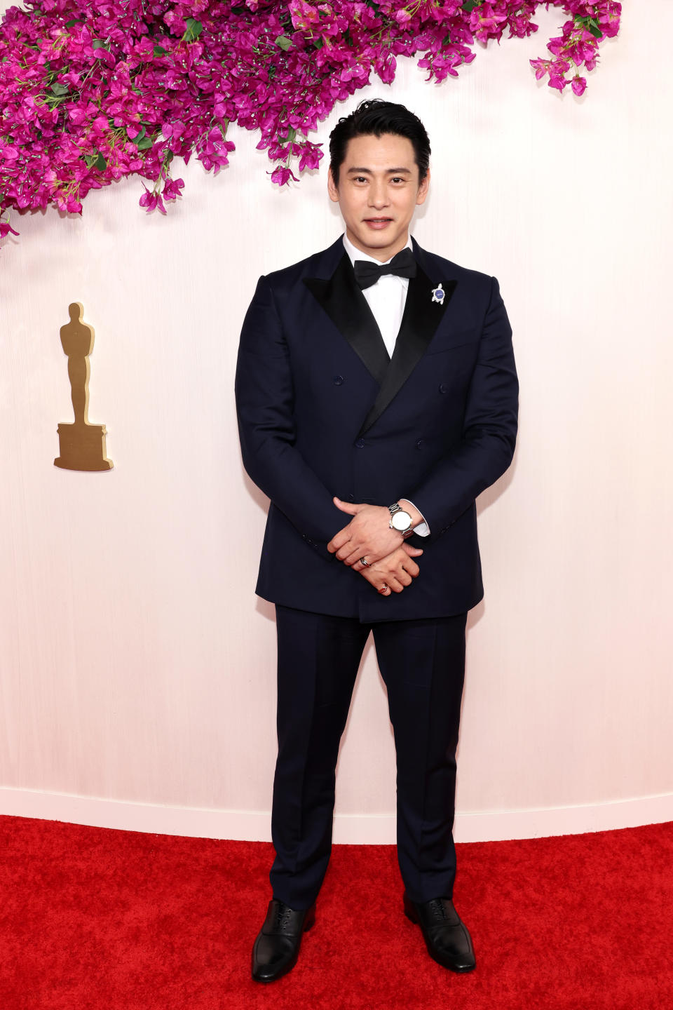HOLLYWOOD, CALIFORNIA - MARCH 10: Teo Yoo attends the 96th Annual Academy Awards on March 10, 2024 in Hollywood, California. (Photo by Marleen Moise/Getty Images)