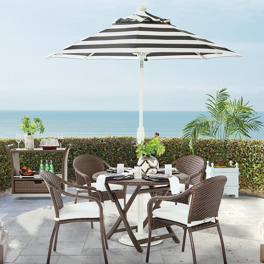 frontgate cafe dining collection, outdoor patio sets