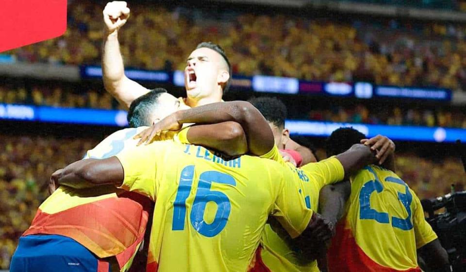 Hubo masiva asistencia de colombianos en la Copa América para el debut de la Selección Colombia. Imagen tomada de X @FCFSeleccionCol