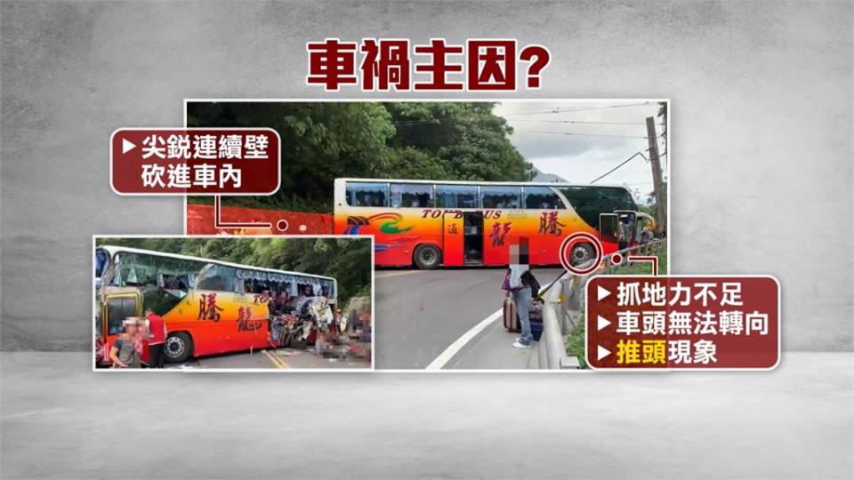 山壁如刀鋒砍進車內？ 遊覽車蘇花自撞6死