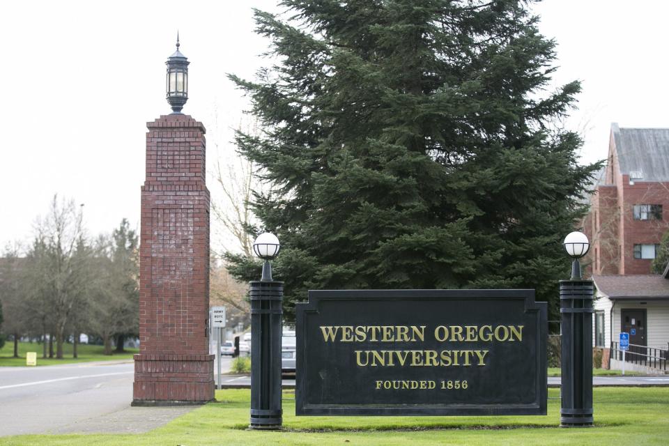 Western Oregon University campus in Monmouth on Feb. 29, 2016.