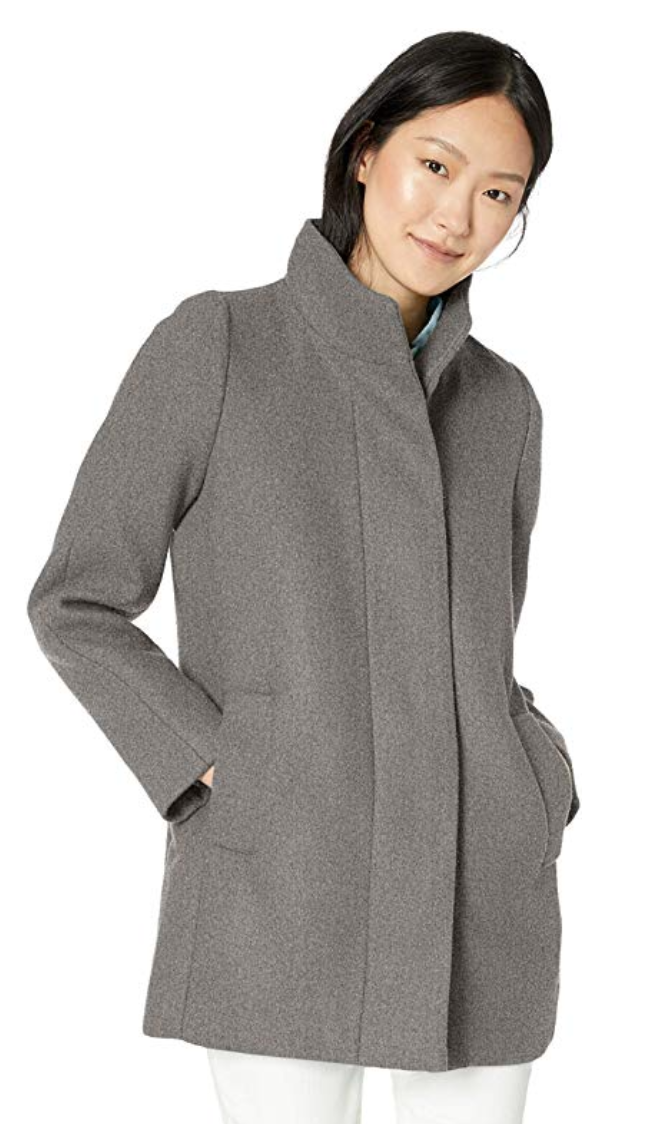 J.Crew Mercantile Women's Classic-Wool Cocoon Coat. (Photo: Amazon)