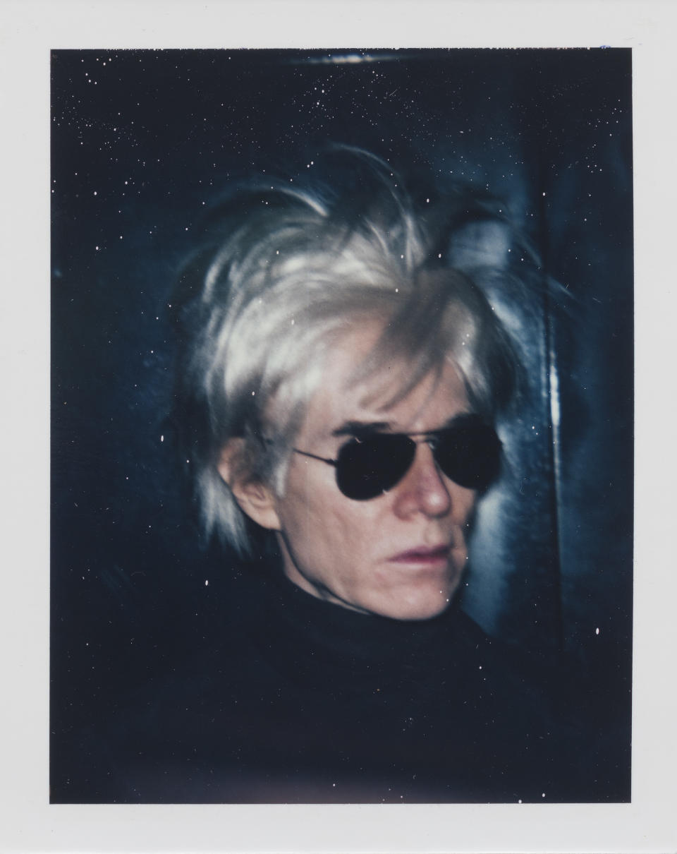 Self-Portrait in Fright Wig, 1986, Polaroid, Andy Warhol