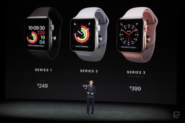 Apple Watch Series 3 gains LTE for $