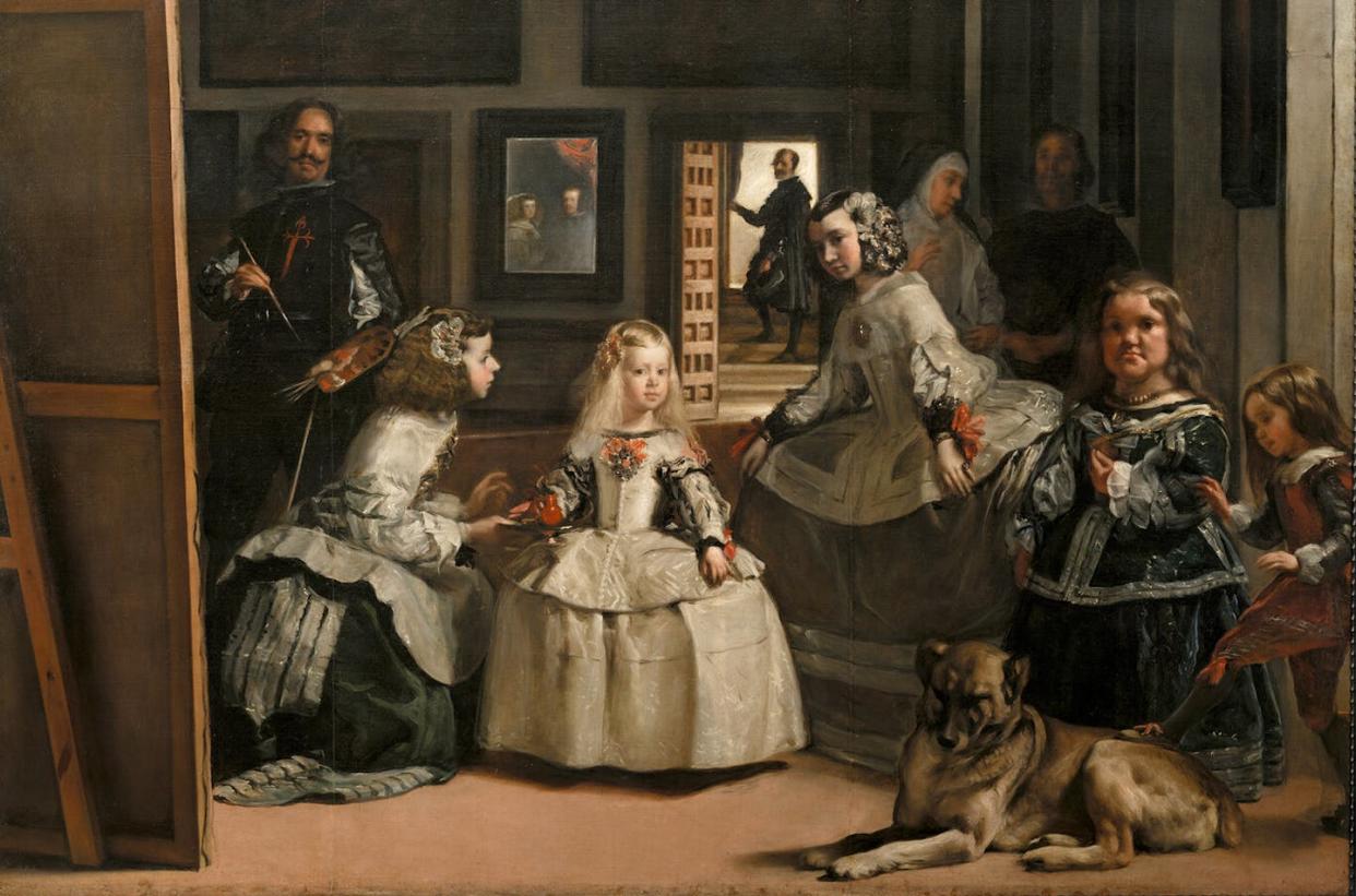 _Las Meninas_ de Velázquez retrata a la familia de Felipe IV. <a href="https://www.museodelprado.es/coleccion/obra-de-arte/las-meninas/9fdc7800-9ade-48b0-ab8b-edee94ea877f" rel="nofollow noopener" target="_blank" data-ylk="slk:Museo del Prado;elm:context_link;itc:0;sec:content-canvas" class="link ">Museo del Prado</a>