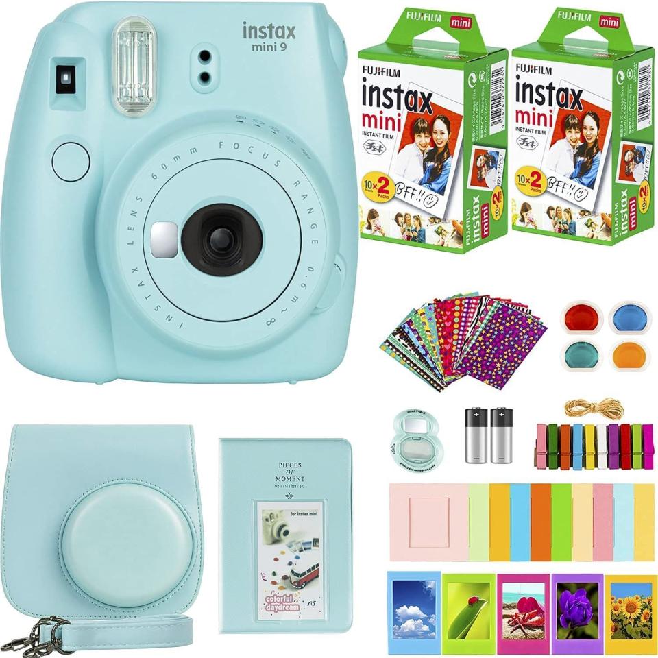 63) Instax Mini 9 Instant Camera Bundle