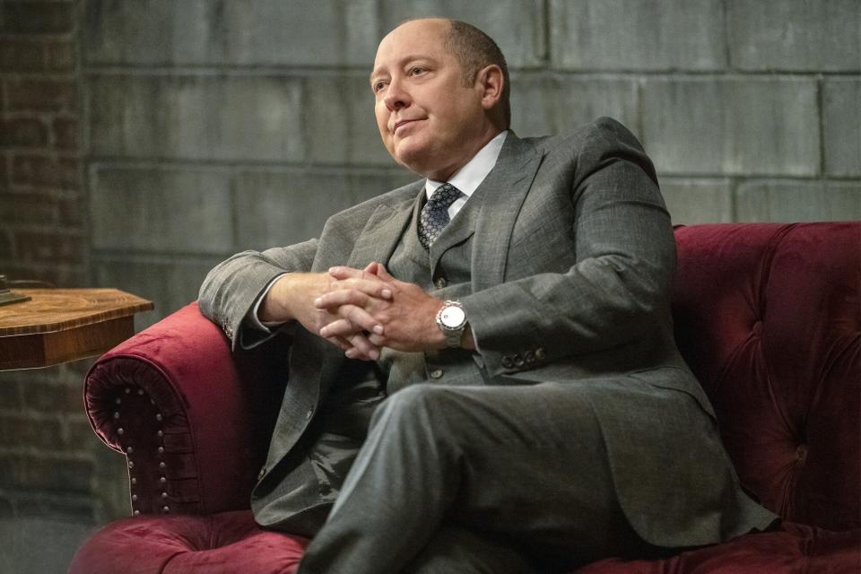 THE BLACKLIST -- ""The Four Guns"" Episode 1003 -- Pictured: James Spader as Raymond "Red" Reddington -- (Photo by: Scott Gries/NBC)