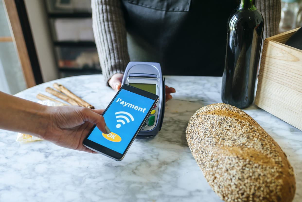 A digital wallet is necessary for contactless payments. (Photo: Getty)