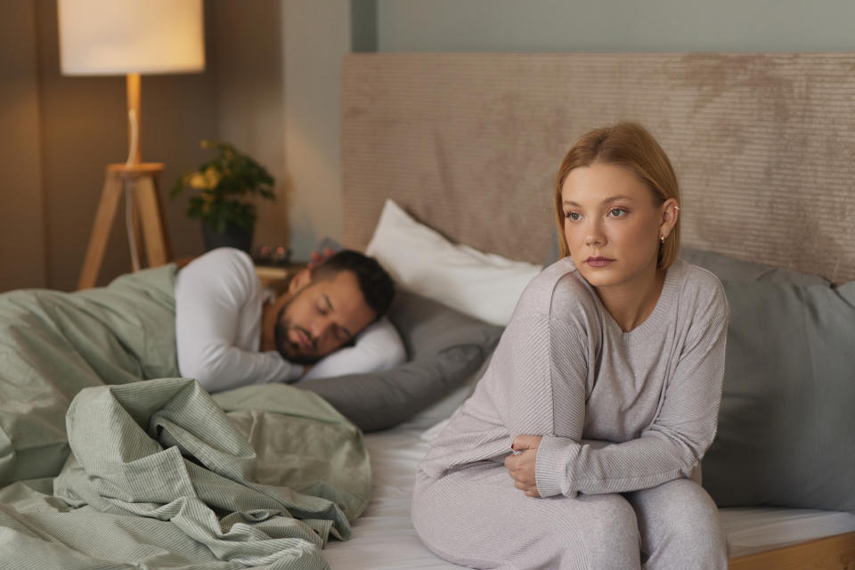 Woman feeling stressed trying to conceive. (Getty Images)