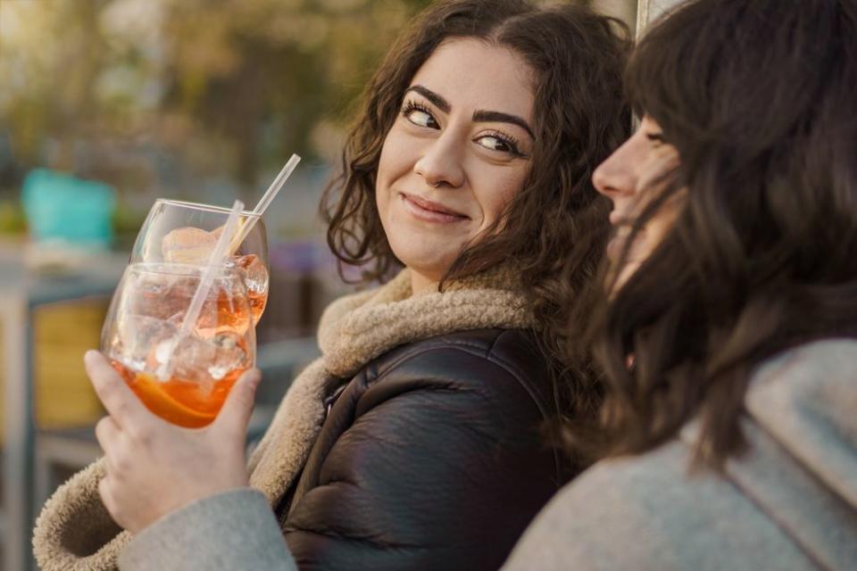 two women on a date