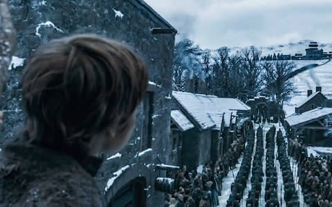 Winterfell battle game of thrones season 8 - Credit: HBO