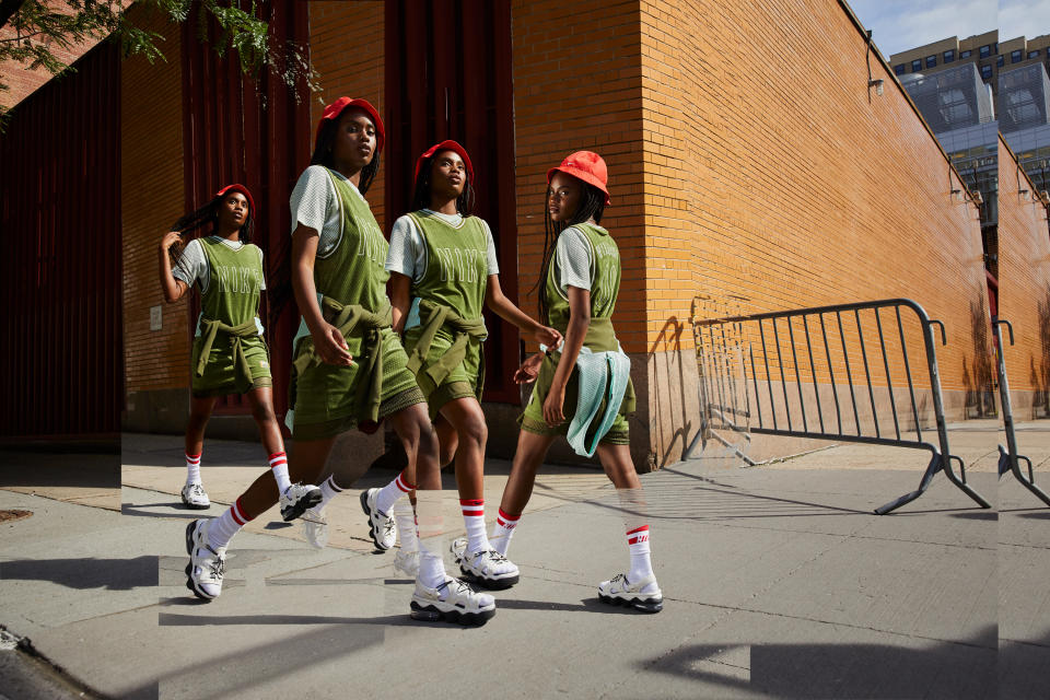 The SWDC capsule includes a jersey dress, bodysuit, crop top and more. (Photo by Nike)