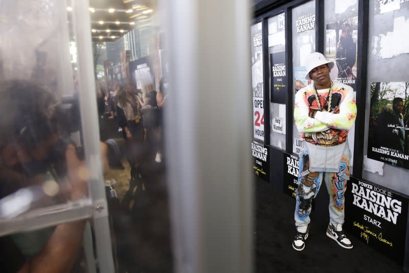 MeKai Curtis attends the New York premiere of "Power Book III: Raising Kanan" in 2021. File Photo by John Angelillo/UPI