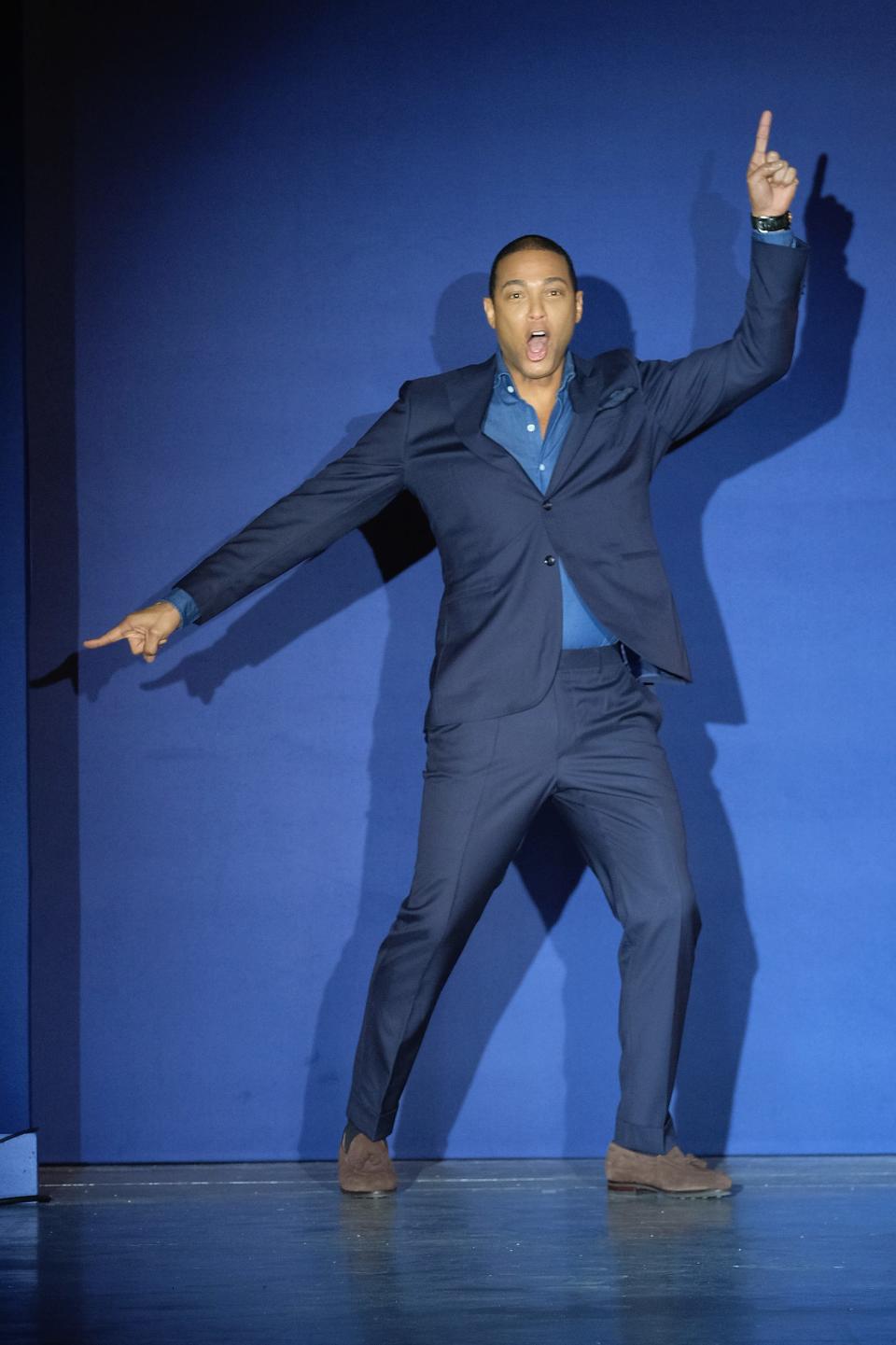 Don Lemon walks the runway at the Inaugural Blue Jacket Fashion Show to benefit Prostate Cancer Foundation at Pier 59 Studios on February 1, 2017 in New York City.