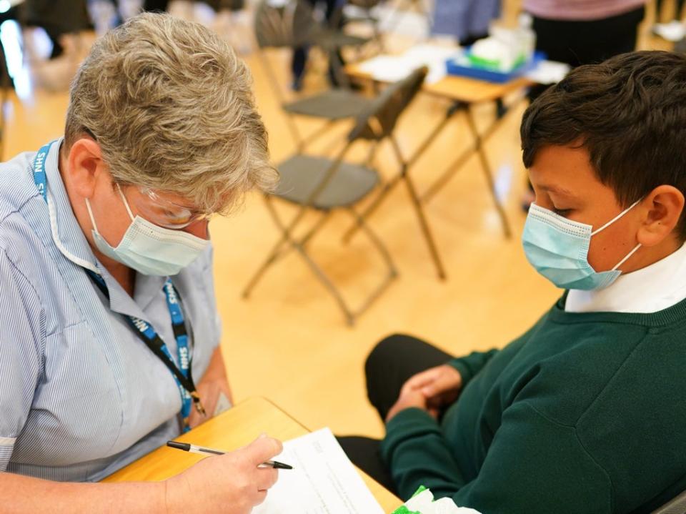 The government has stepped up advice on wearing masks in secondary schools (Getty Images)