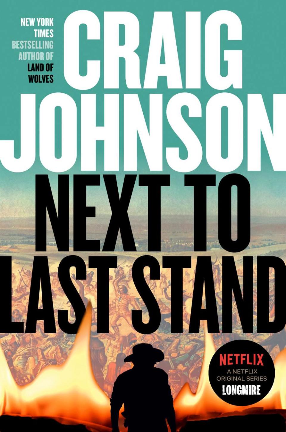 Book jacket for "Next to Last Stand" by Craig Johnson.