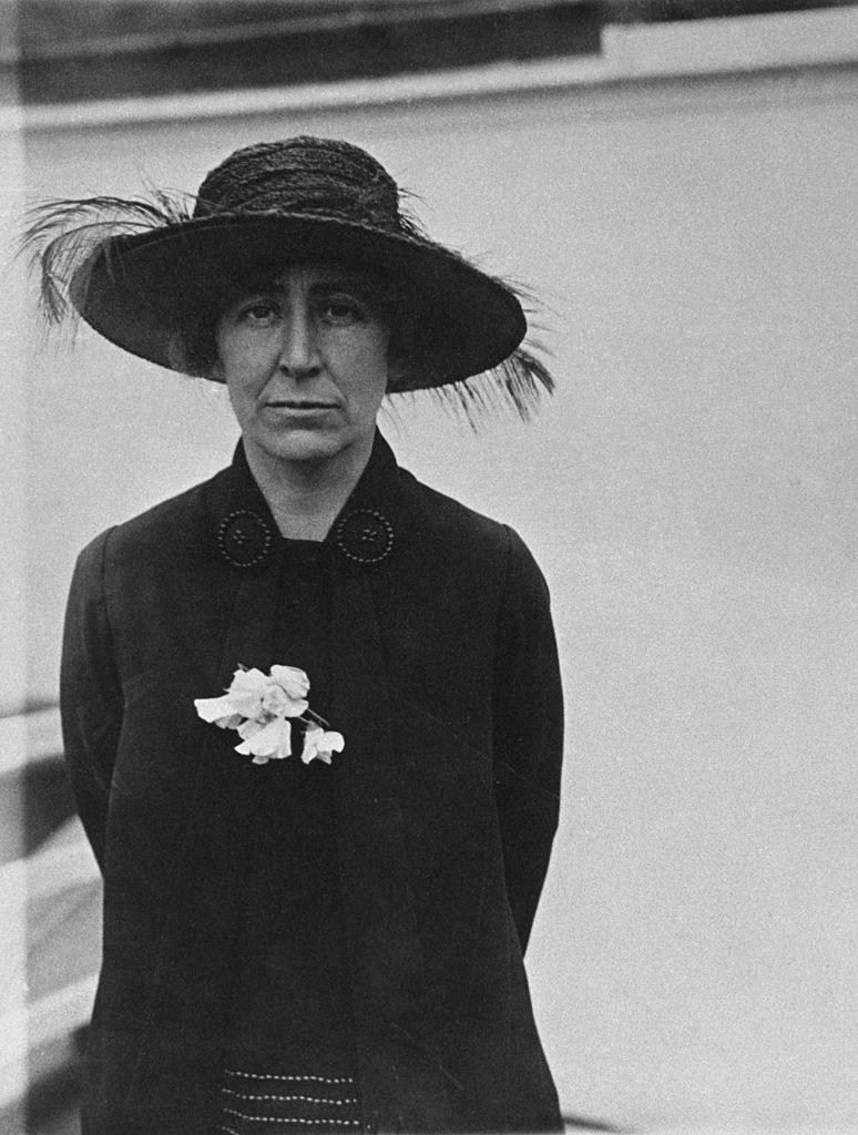 close up of Jeannette Rankin